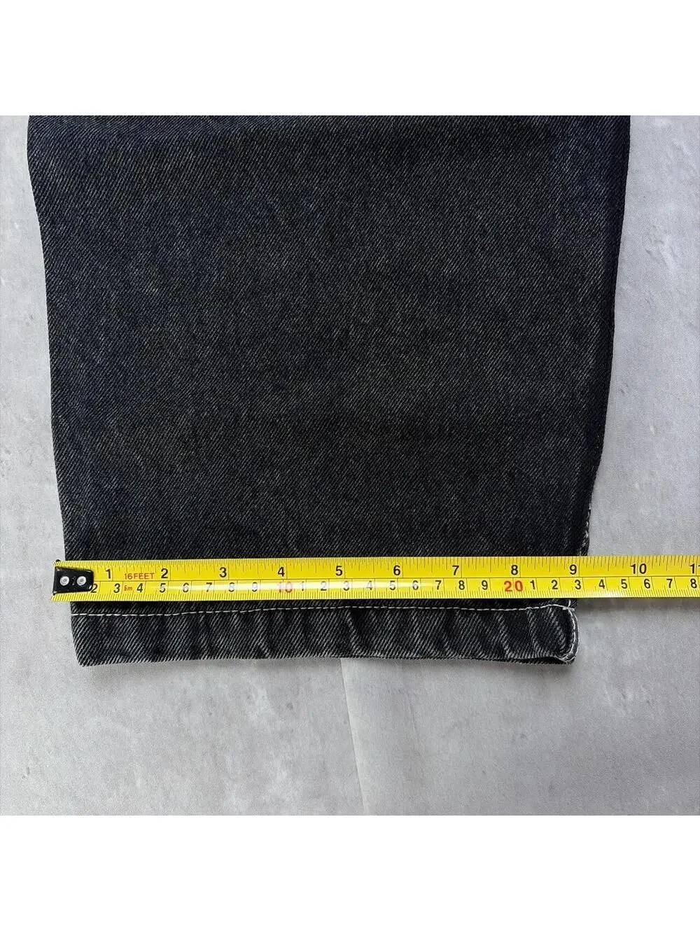 Y2K Black Empyre Grunge Baggy Skater Cargo Denim Jeans